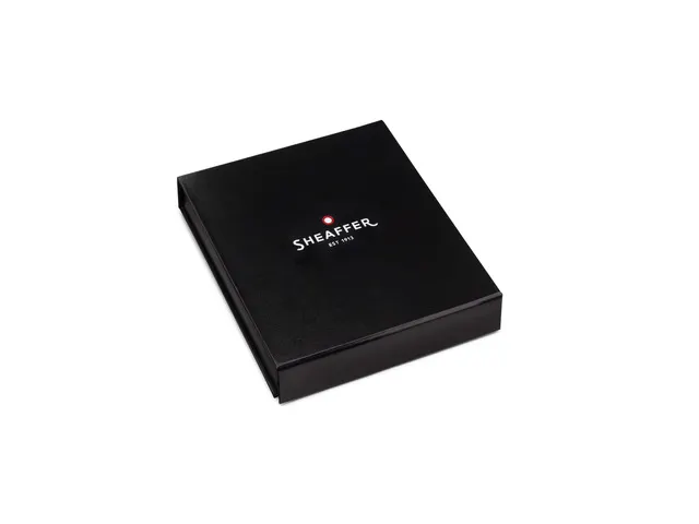 Balpen Giftset SHEAFFER 100 G9313 Glossy black barrel- brushed nickel