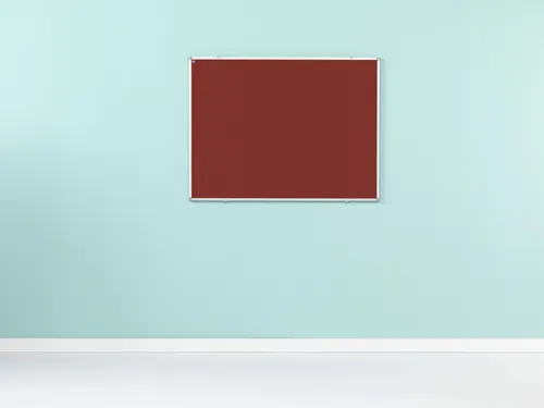 Prikbord Bulletin Rood 45x60cm Softline Profiel 16mm
