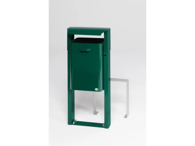 Afvalbak 40 Liter Om In Te Betonneren Dak Mosgroen