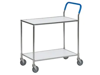 tafelwagen,draagverm. 150kg,2xstaalplaat,laadvl. LxB 760x430mm - 1