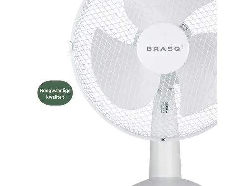 Tafelventilator BRASQ F400 Ø 30cm wit