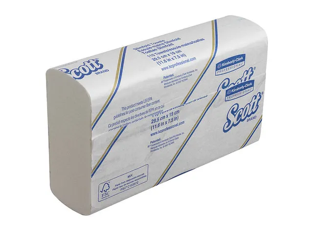 Scott 5856 Handdoeken Slimfold 1-laags M-vouw Wit 16x110st