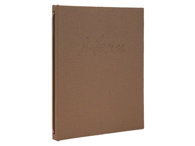 Porte-menu Securit Signature A5 marron