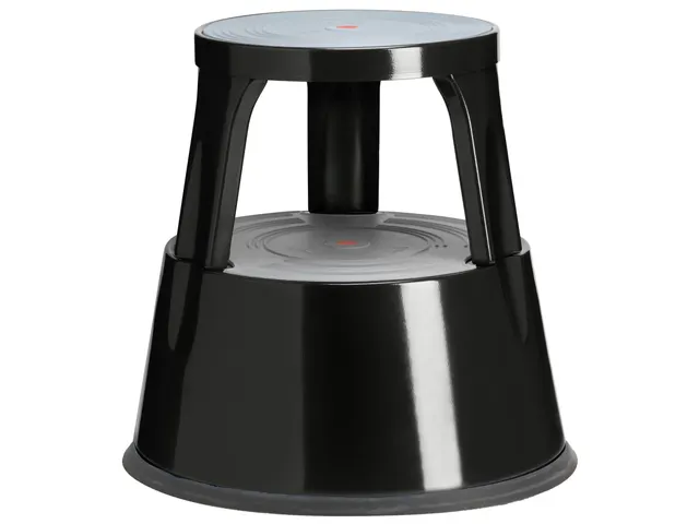 Opstapkruk Staal 150kg Zwart