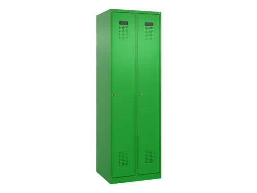 locker voor scheiding van kleding,HxBxD 1850x600x500mm,2vak