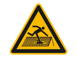 Waarschuwingsbord,V. Binnen/Buiten - 1