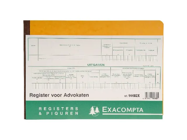 Register 27x38 Advokaten 80 blz
