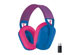 Logitech G G435 Headset Draadloos Hoofdband Gamen Bluetooth Blauw