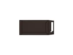 Gekleurde Envelop 120 gram DL 110x220mm Bruin 500 Stuks