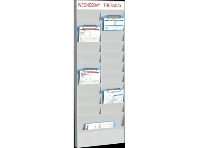 kantoorplanner,aanbouwmodule,20vakken,HxBxD 976x353x44mm