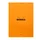 Schrijfblok Rhodia A4 lijn 80 vel 80gr oranje