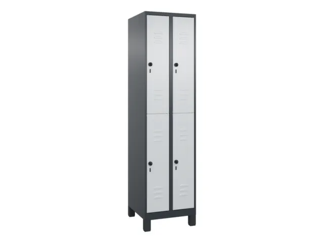 dubbeldekse locker,HxBxD 1950x500x500mm,2x2vak.,vak B 250mm