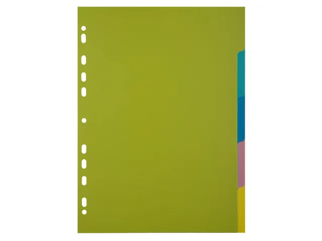 Tabbladen In Gerecyclede Polypropyleen Forever Young A4 5 Tabs