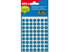 Apli Ronde Etiketten Ø8mm Blauw