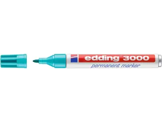 Viltstift edding 3000 rond 1.5-3mm turquoise - 2