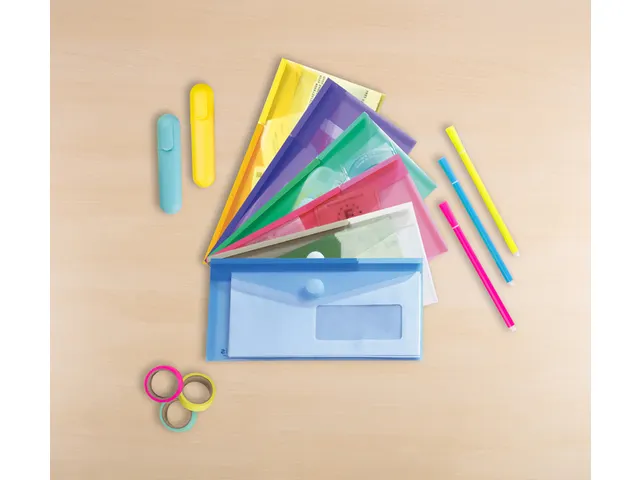 Enveloptas Djois Color Collection 250x135mm horizontaal assorti