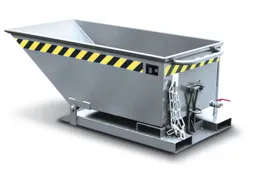 Kiepbak voor spaanders,HxLxB 530x1375x670mm,0,25m³,draagverm. 300kg