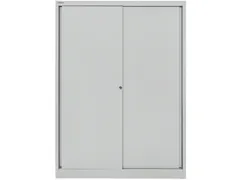 schuifdeurkast,HxBxD 1637x1200x430mm,3xStalen bodem,4 OH