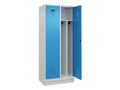 locker voor scheiding van kleding,HxBxD 1950x800x500mm,2vak