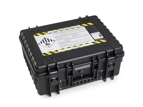 Accukluis Lithium-ion koffer Medium Zwart ADR Klasse 9