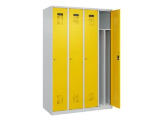 locker voor scheiding van kleding,HxBxD 1850x1200x500mm,4vak - 1