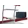 uittrekbaar legbord,v. paktafel,HxBxD 140x800x500mm,RAL 9006/RAL 3003