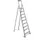Lichte Universele Ladders Aluminium Kunststof 8treden
