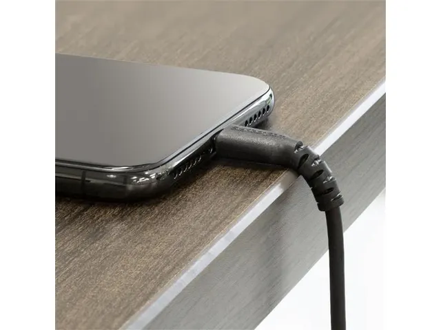 1 Meter Usb Naar Lightning Kabel Apple Zwart Aramide