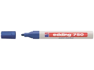 Viltstift edding 750 lakmarker rond blauw 2-4mm - 1