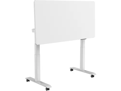 Elektrisch Verstelbaar Verrijdbaar Zit Sta Bureau Frame Wit 110-190cm