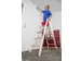 trapladder,beide zijden,2x5,treden,balk L 1,52m,hout