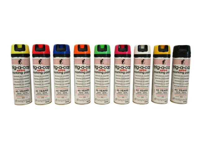 Markeerspray Voor Bouwplaatsen Geel 500Ml