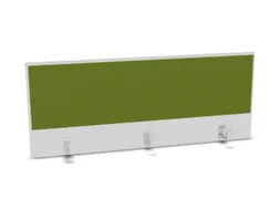 opzetpaneel,v. bureau,aanbouw achter,B 1400mm,Bl-wit,BN7048-groen