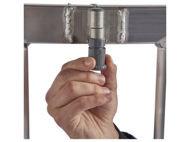 klapsteiger,platform H 4,55m,BxD 1800x600mm,steiger H 5,65m