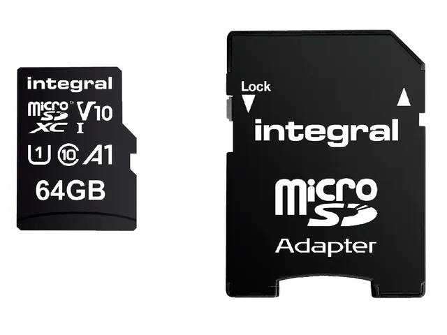 Geheugenkaart Integral microSDXC V10 64GB