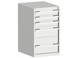 ladekast HxBxD 900x525x525mm 5laden romp RAL7035 front RAL7035