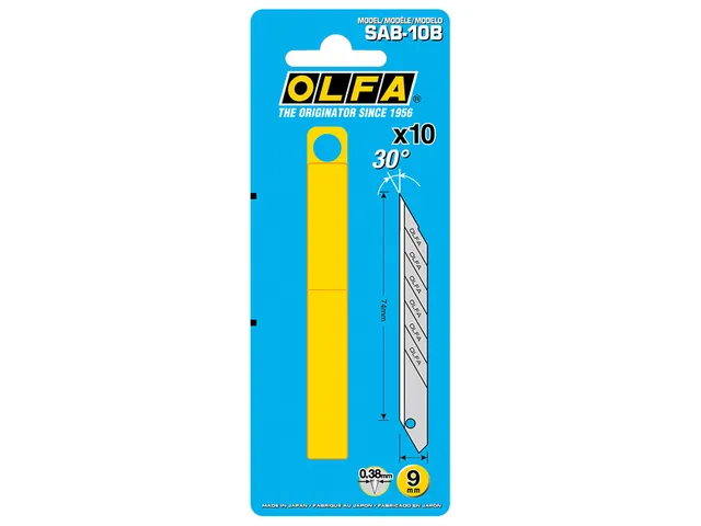 Reservemes Olfa SAB blister à 10 stuks