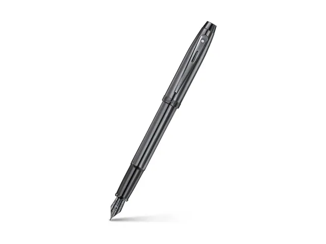 Vulpen Sheaffer 100 E9375 F Ionic Shiny dark grey gunmetal