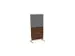 scheidingswand,HxB 1545x800mm,NP-tiepolo nut,BN8078-grijs
