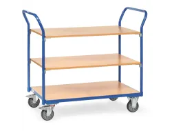 Tafelwagens 1802 200kg 3 Etages 1000x600mm Houten Plaat
