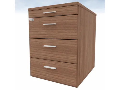mobiel ladeblok,HxBxD 585x420x560mm,3lade(n),centr. vergrendeling