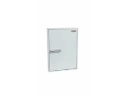 sleutelkast,100haak,HxBxD 550x380x80mm,romp grijs,front grijs