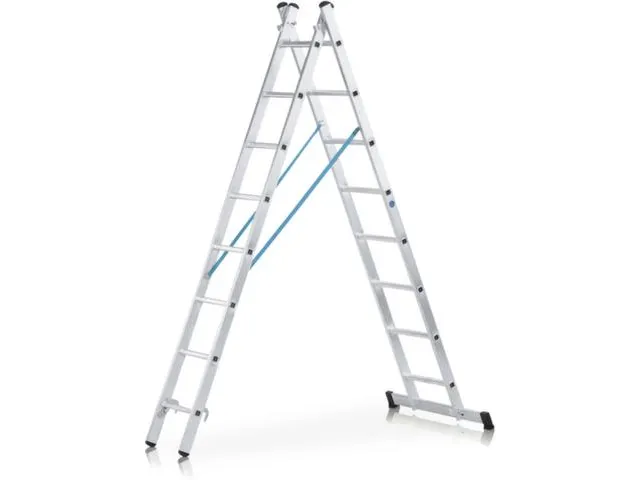 Multifunctionele Reformladder 2-Delig Aluminium L 2 42-4 10M 2X8Treden