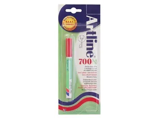 Permanent marker Artline 700 rood op blister - 1