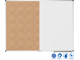 Legamaster UNITE combibord 90x120cm Aluminium frame - 4