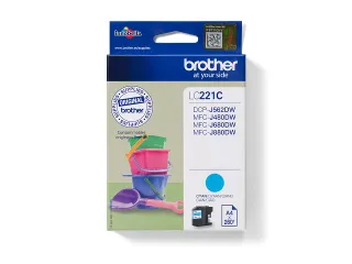 Inktcartridge Brother LC-221 blauw - 2