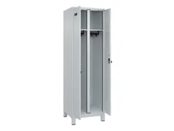 locker voor scheiding van kleding,HxBxD 1950x600x500mm,2vak