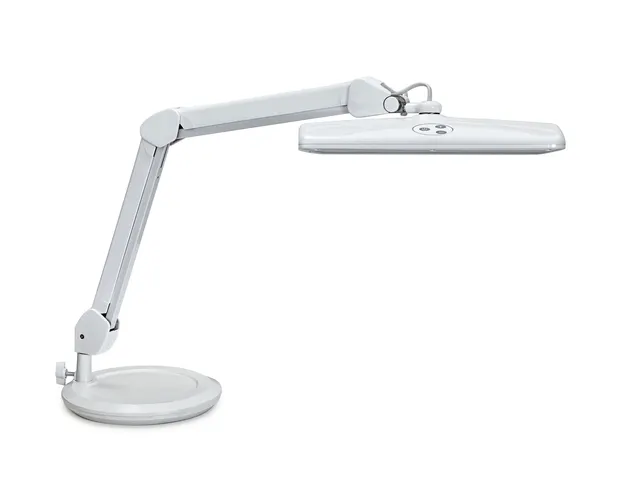 Werkpleklamp MAUL Intro LED dimbaar op voet wit