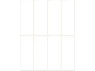 etiket Avery Zweckform 50x19mm wit blister a 48 etiketjes - 2