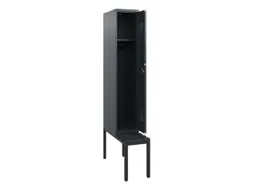 locker met bank,HxBxD 1950x300x815mm,1vak,vak B 300mm,cilinderslot